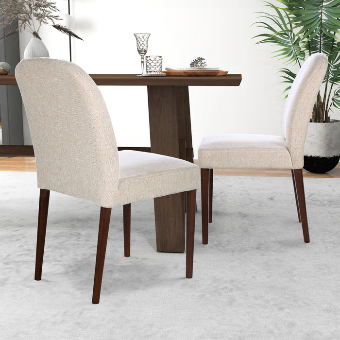 Capri Modern Dining Chair | Fashionable Performance Fabric & Solid Wood Frame | Ashcroft Imports Furniture