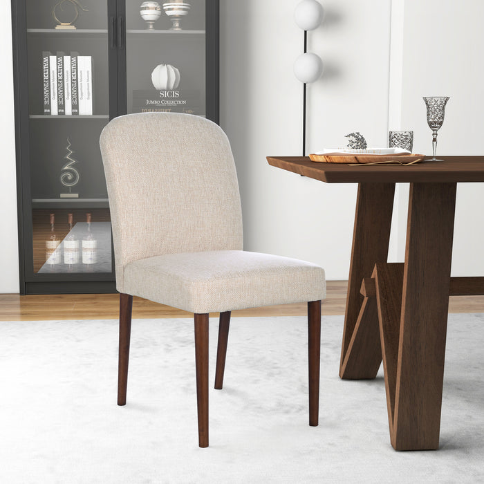 Capri Modern Dining Chair | Fashionable Performance Fabric & Solid Wood Frame | Ashcroft Imports Furniture