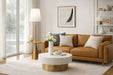 Celestial Modern Floor Lamp with Brass Accent Table | Ashcroft Imports Furniture