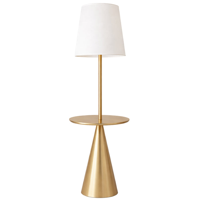 Celestial Modern Floor Lamp with Brass Accent Table | Ashcroft Imports Furniture