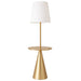 Celestial Modern Floor Lamp with Brass Accent Table | Ashcroft Imports Furniture