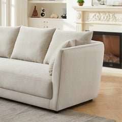 Pala Mid Century Modern Linen Sofa