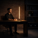 Dimond LED Table Lamp | Matte Black & Round Metal Base