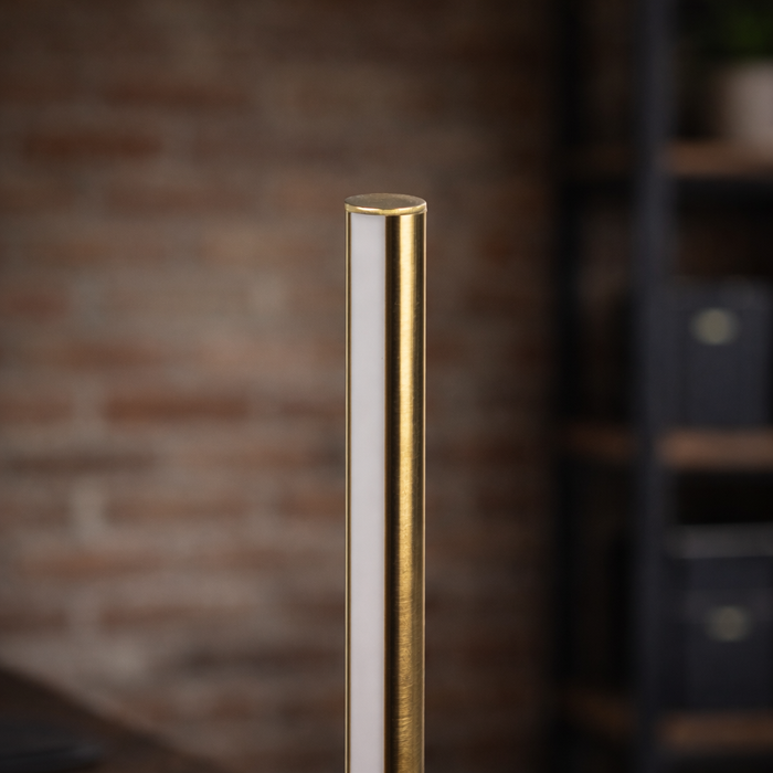 Dimond LED Table Lamp | Matte Black & Round Metal Base