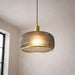 Dune Pendant Lamp | Black Sprayed Finish & Gold Accents