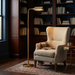 Elara Floor Lamp | Gold Brass Dome & Rattan Stem