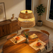 Essence Single Light Pendant | Rattan Shade & Black Metal