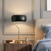 Flux Contemporary Black and Gold Ceramic Table Lamp
