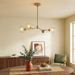 Jewel Chandelier | Linear Modern Farmhouse & Clear Glass