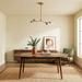Jewel Chandelier | Linear Modern Farmhouse & Clear Glass
