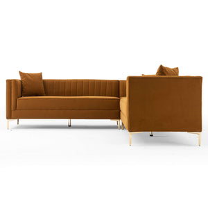 Kenda Corner Sectional Mid-Century Modern Sofa