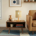 Levio Table Lamp | Natural Oak & Handwoven Linen Shade