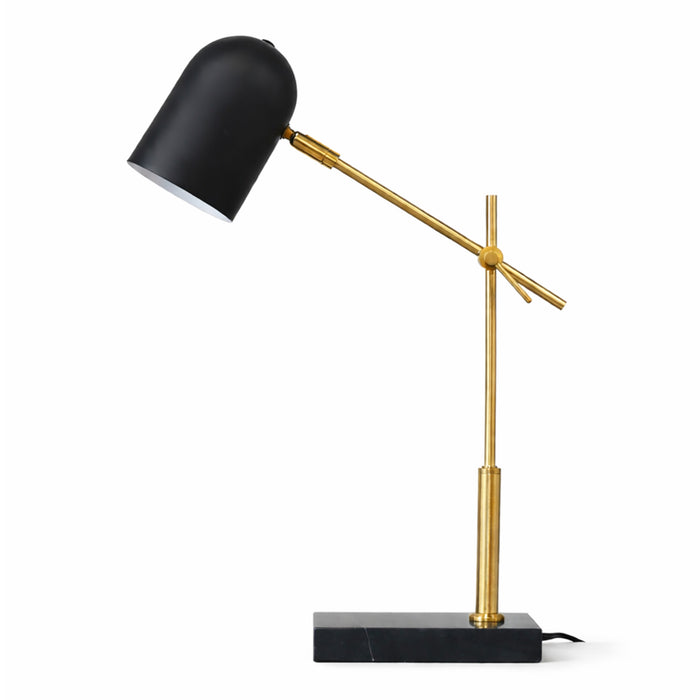 Lumora Table Lamp | Adjustable Black & Gold Desk Lighting