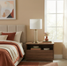 Luna Table Lamp | Brushed Nickel & Clear Glass Body