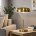 Metro Table Lamp | Luxurious Gold & Crisp White
