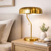 Metro Table Lamp | Luxurious Gold & Crisp White