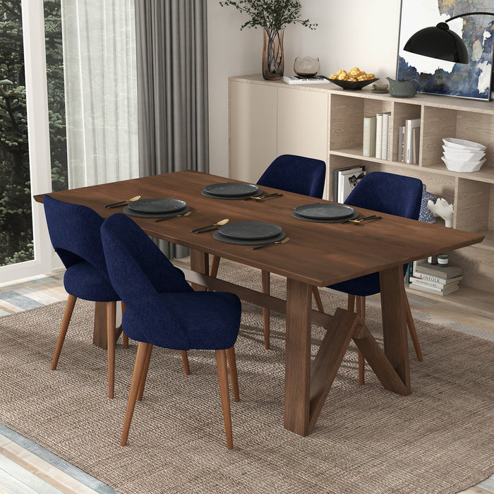 Trimont Solid Wood Dining Table | Modern Large Dining Furniture | Ashcroft Imports Furniture