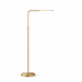 Verve Floor Lamp | Brassed Gold & Adjustable LED Base