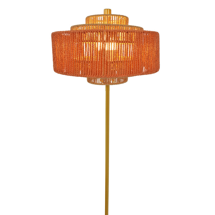 Phosma Floor Lamp Gold and Natural - Terracotta