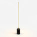 Prism LED Floor Lamp | Brassed Gold & Faux Marble Base