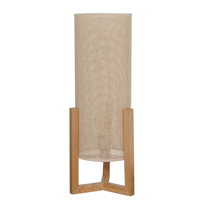 Rayna Table Lamp Oak and Natural