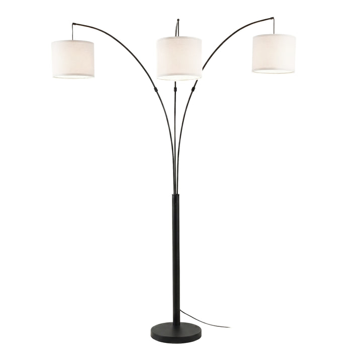 Royal 3-Arm Metal Arc Floor Lamp | Oil Rubbed Bronze | Ashcroft Imports Furniture