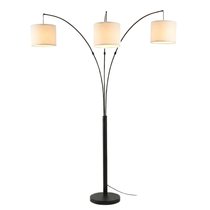 Royal 3-Arm Metal Arc Floor Lamp | Oil Rubbed Bronze | Ashcroft Imports Furniture