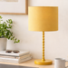 Sereno Table Lamp | Ochre Shade & Gold Twisted Design