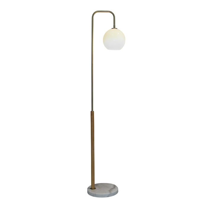 Solaris White Lampshade Floor Lamp