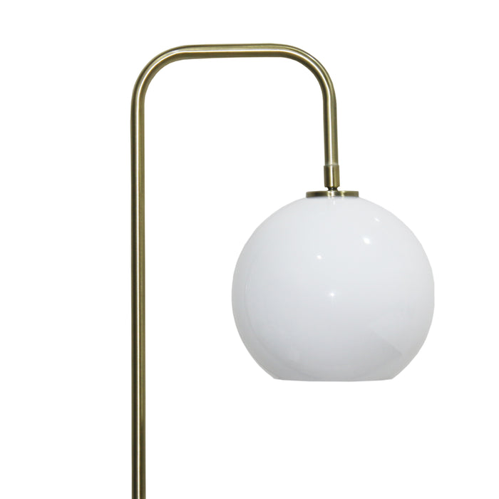 Solaris White Lampshade Floor Lamp