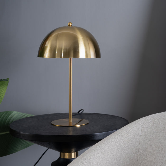 Tundra Table Lamp - Gold outer - White inner