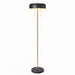 Vesper Floor Lamp | Black Outer and White Inner | Ashcroft mports Furniture