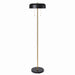 Vesper Floor Lamp | Black Outer and White Inner | Ashcroft mports Furniture