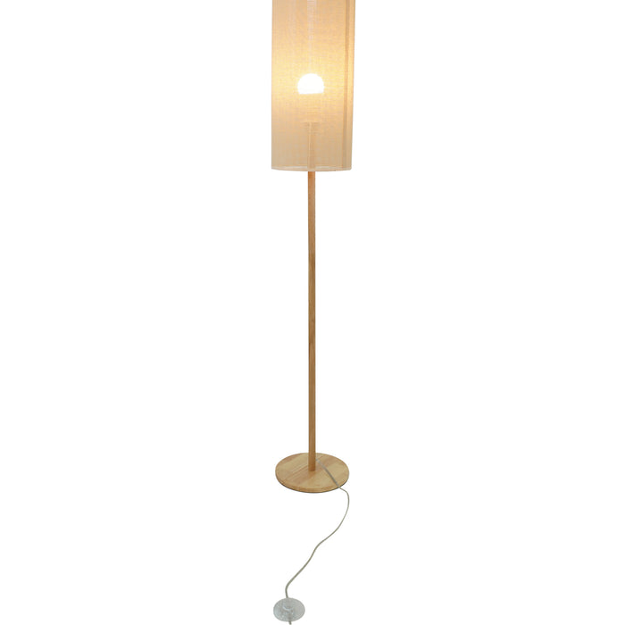 Vialux Floor Lamp - Oak and Natural