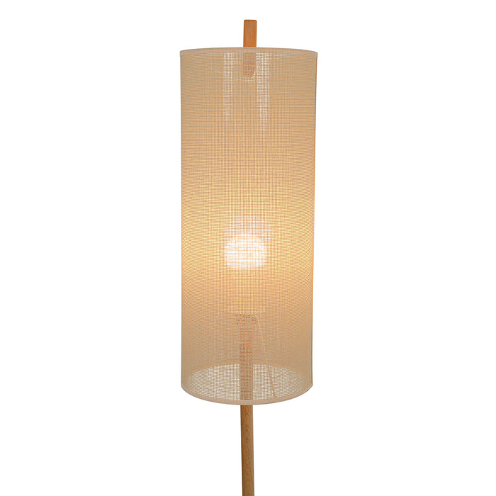 Vialux Floor Lamp - Oak and Natural