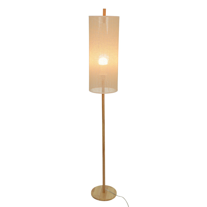 Vialux Floor Lamp - Oak and Natural