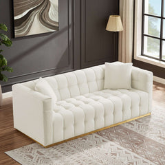 Eleanor Sofa - Beige Boucle Couch | Ashcroft Furniture | Houston TX | The Best Drop shipping Supplier in the USA