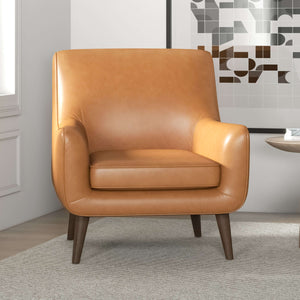 Alex Leather Lounge Chair - Tan Leather | Ashcroft Furniture | Houston TX | The Best Drop shipping Supplier in the USA