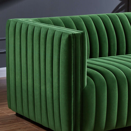 Dominic Sofa - Green Velvet | Ashcroft Furniture | Houston TX | The Best Drop shipping Supplier in the USA